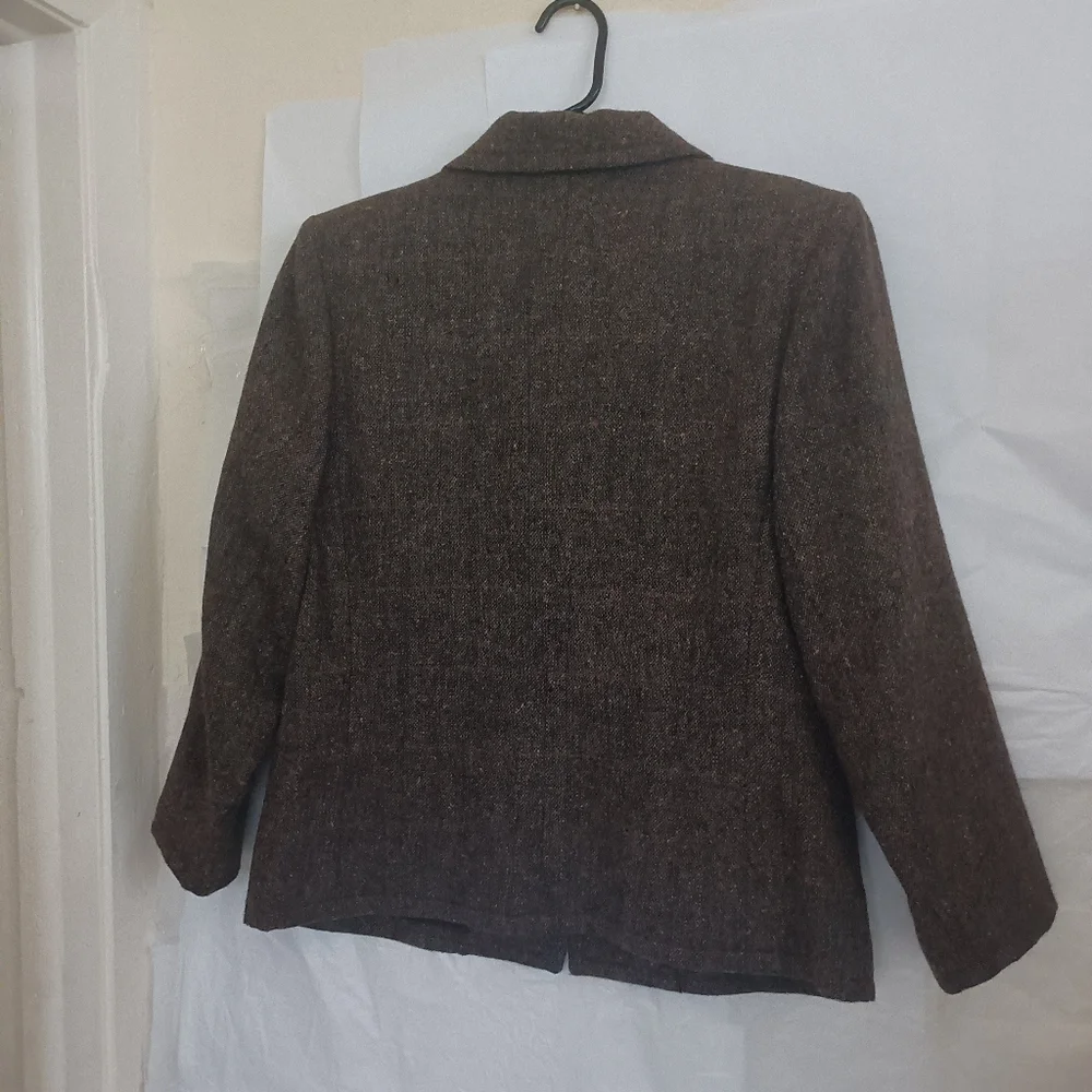 ♥️Saint Laurent rive gauche wool blend vintage blazer size 46 - Picture 8 of 13
